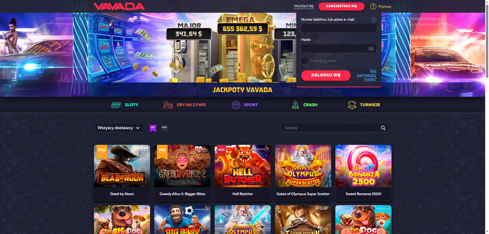 Vavada Casino logowanie i rejestracja konta gracza